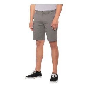 🆕 Hurley Men’s Gray Cotton Twill Walk Shorts | 38”